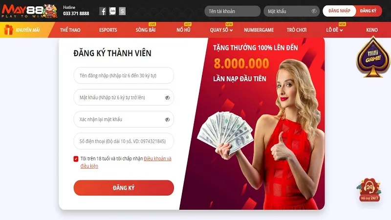 Khuyến mãi May88