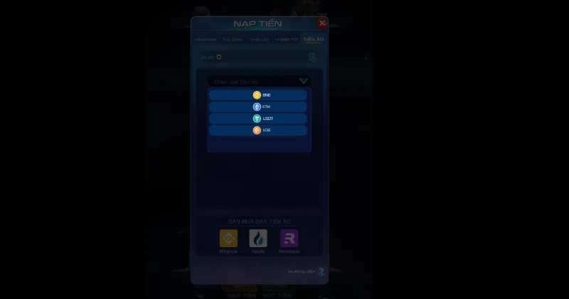 hướng dẫn Nạp tiền Win79